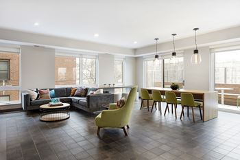 Interior design at The Whit, Minneapolis, 55404